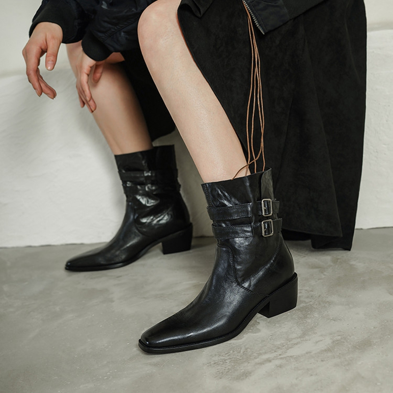 Leather Classic Strap - NUEVAS Botas de Otoño para Mujer,