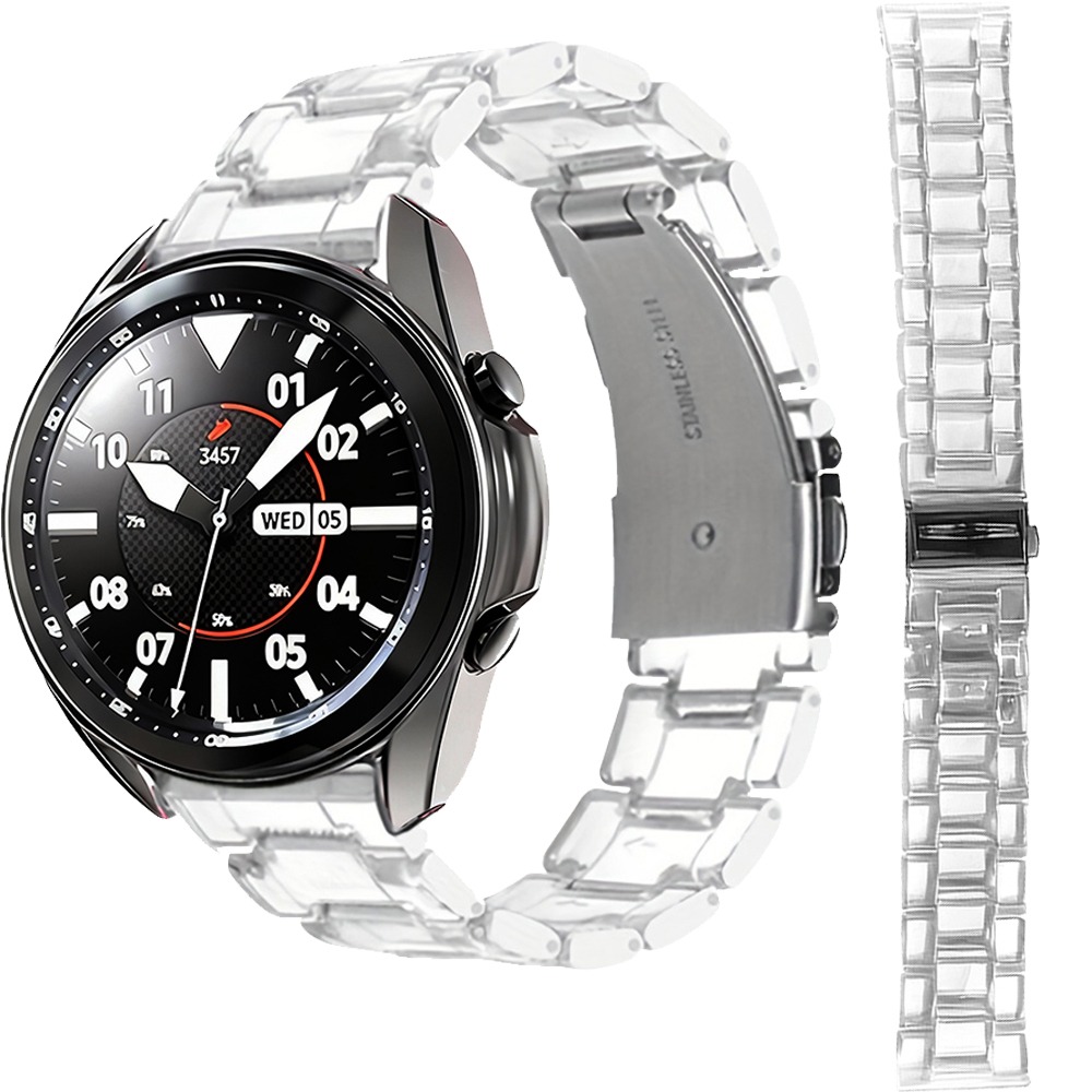 Titan Smartwatch Accessories - Correa de resina transparente con tres