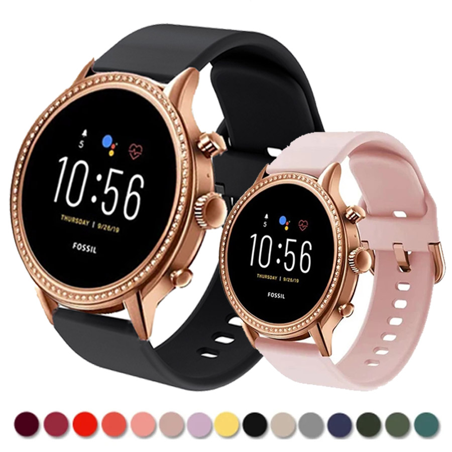 Fossil Smartwatch Accessories - Correa de silicona para reloj inteligente