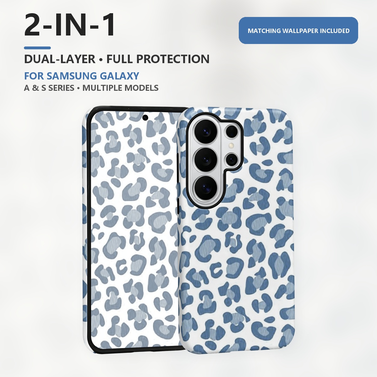 estampado de leopardo azul 2-i - Samsung Galaxy S24 reseña y precio