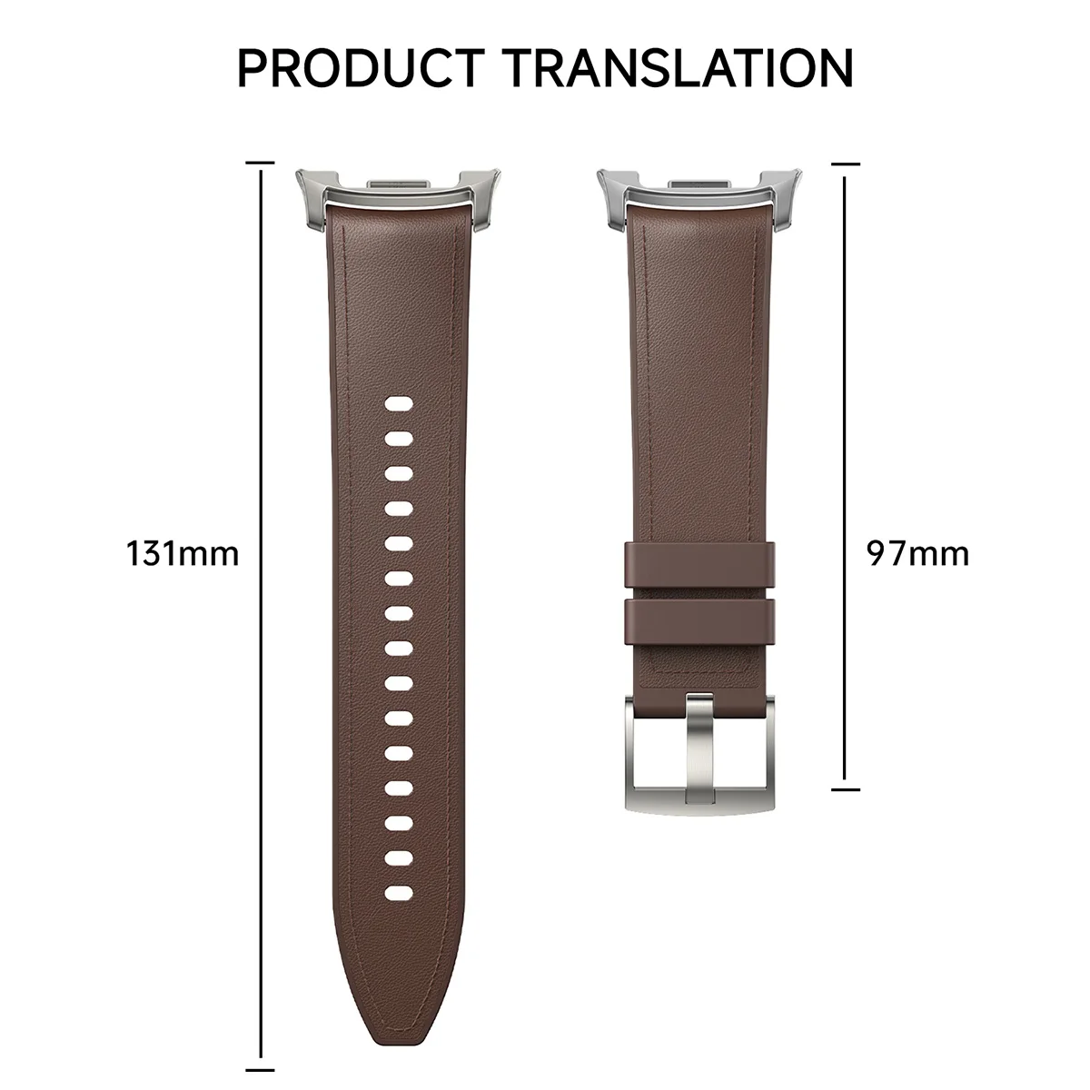 Correa oficial de cuero y sili - Leather Classic Strap reseña y precio