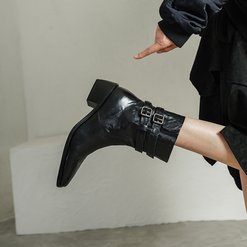 NUEVAS Botas de Otoño para Muj - Leather Classic Strap reseña y precio