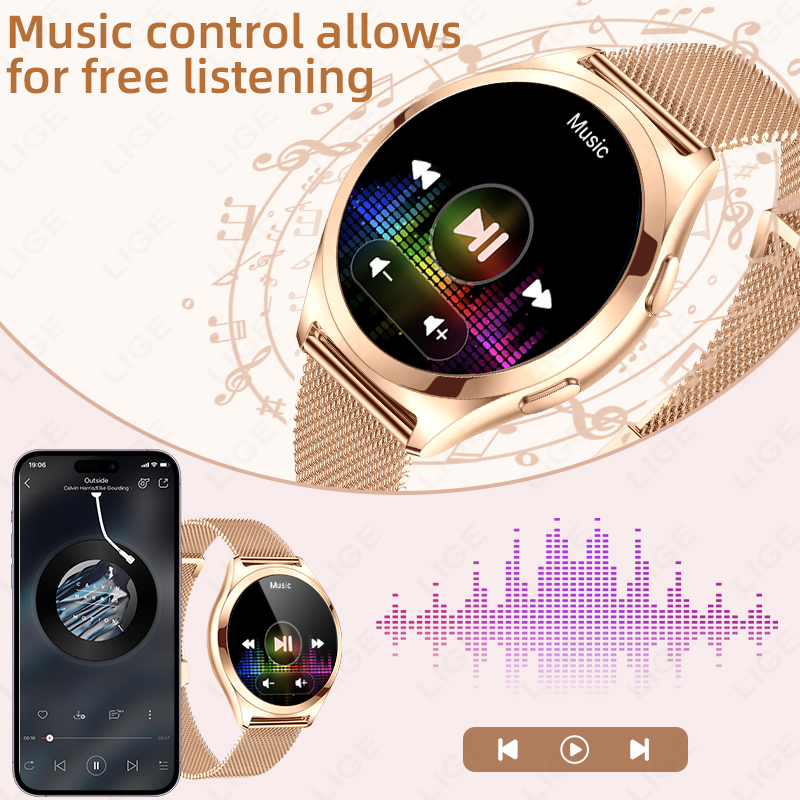 Reloj inteligente LIGE de lujo - Smartwatch Custom reseña y precio