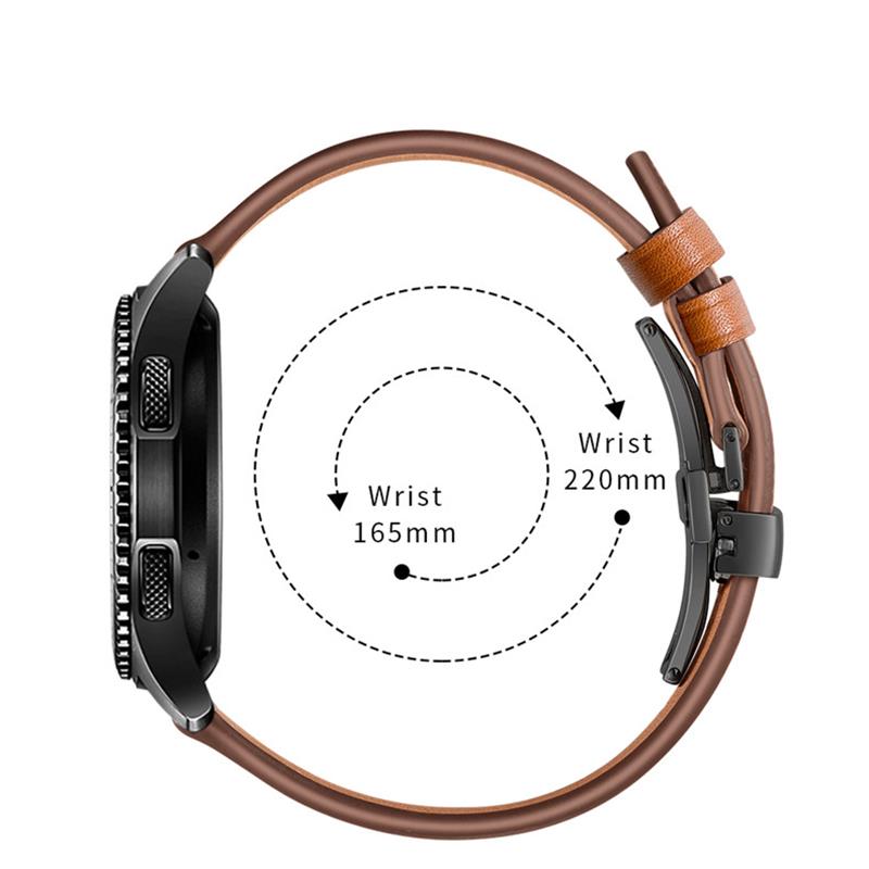 Correa de cuero de 20mm y 22mm - Titan Smartwatch Accessories reseña y precio