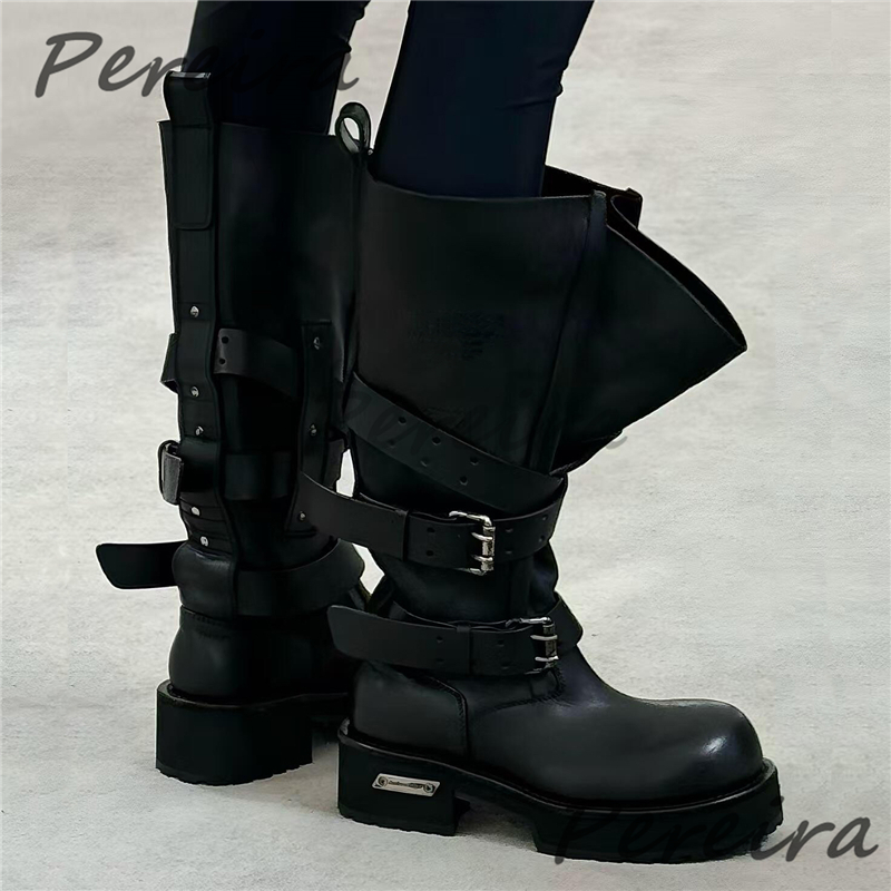 Botas de moto con hebilla de c - Leather Classic Strap reseña y precio
